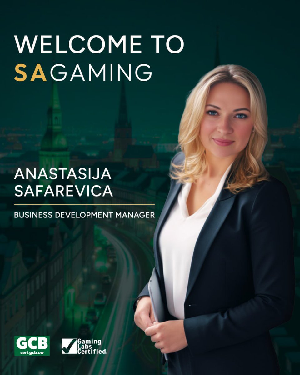 We are thrilled to welcome Anastasija Safarevica to the #SAGaming family as our new Business Development Manager!

Anastasija brings experience, passion, and fresh perspectives to our team, and we couldn't be more excited to have her on board. 

#BusinessDevelopment #iGaming