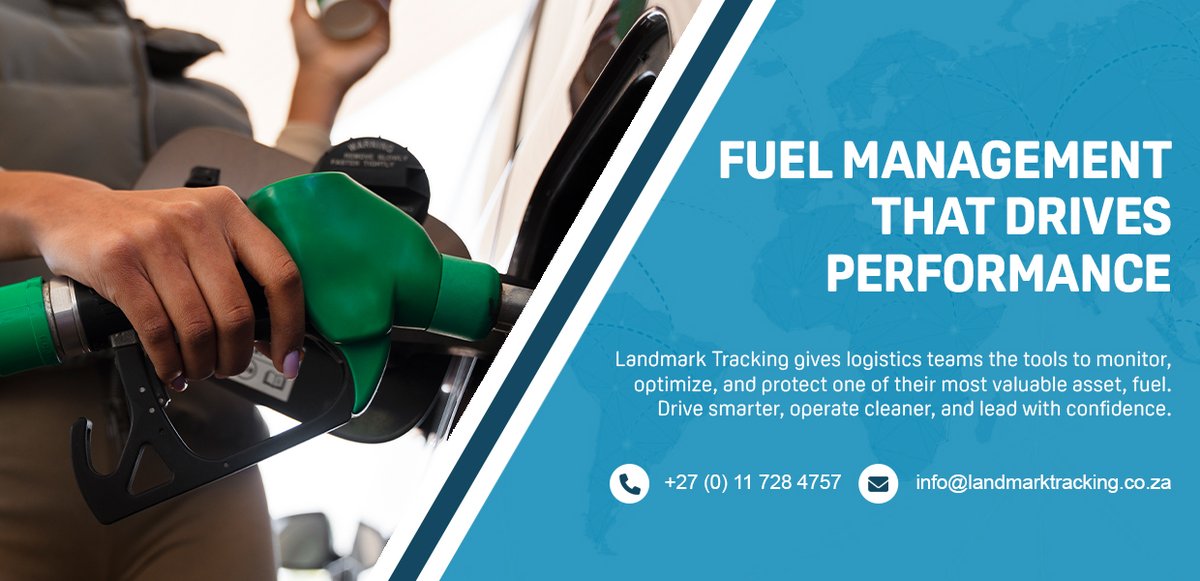 LandmarkTrack's tweet image. ⛽ Industry Highlight: Fuel Management in Logistics
In the fast-paced world of logistics, every litre of fuel counts. Managing fuel efficiently isn’t just about saving money, it’s about keeping operations smooth, reliable.

🌐 landmarktracking.co.za
#TrackingSolutions