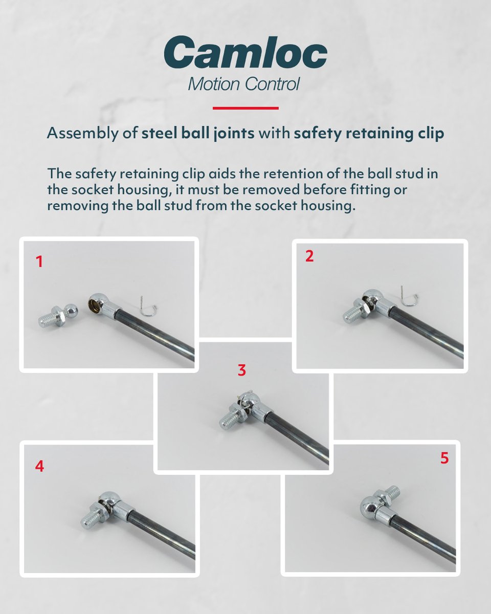 CamlocMotion's tweet image. The steel ball joint fitting is a great way to fix your struts and dampers to your application, and here&apos;s how you do it ⚙️

Find out more about our end fittings 👇
camloc.com/products/gas-s…

#UKMfg #FAQs #EngineeringHelp