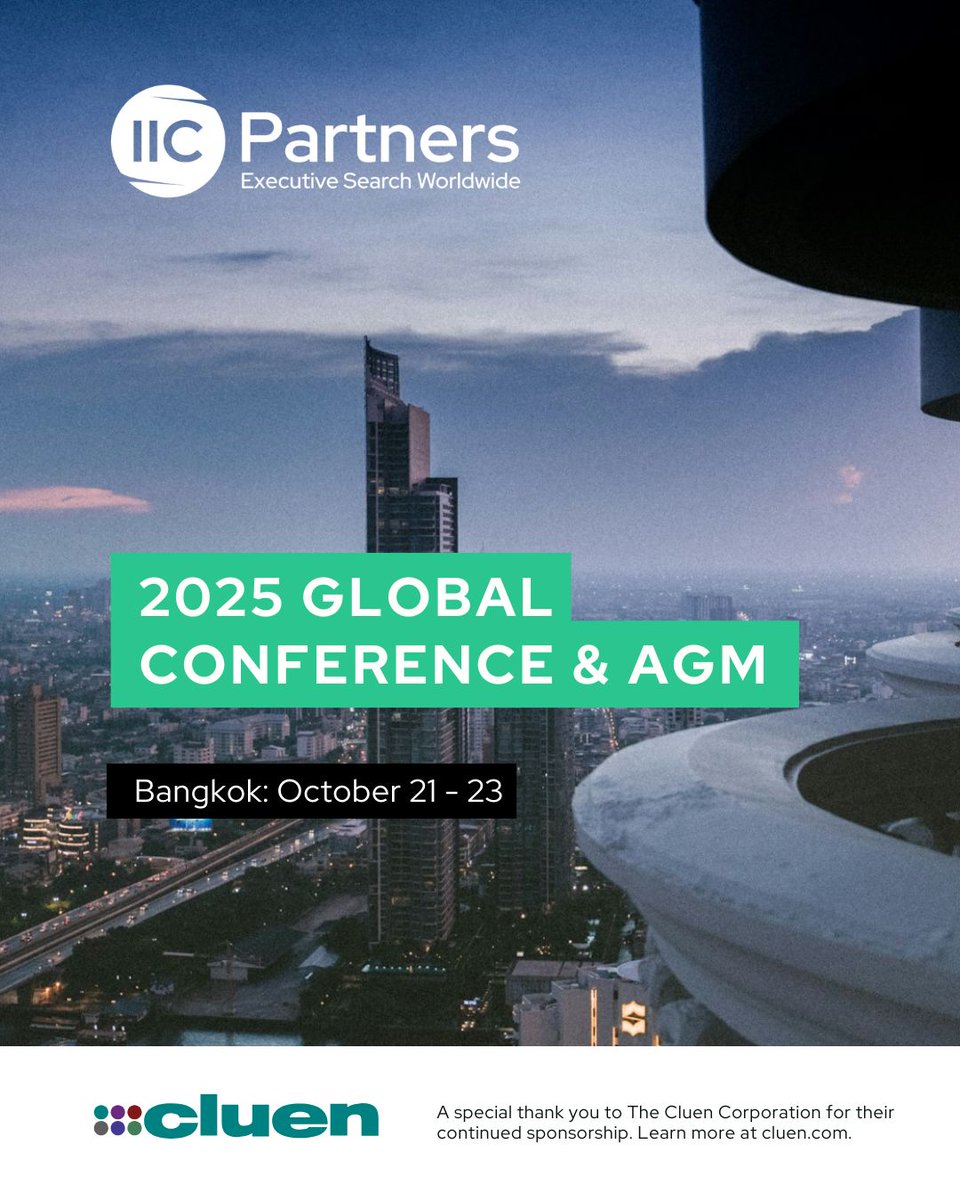 Just a few days left until our Global Conference &amp; AGM in #Bangkok. We are looking forward to an incredible week of connection, learning, and business development with colleagues from around the world. #ExecutiveSearch #AsiaPacific #Networking