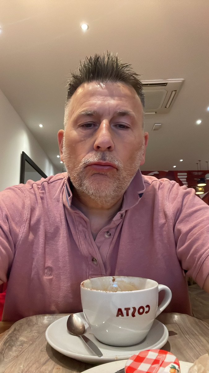 Morning my gorgeous friends, gym recovery done now coffee time #Costa