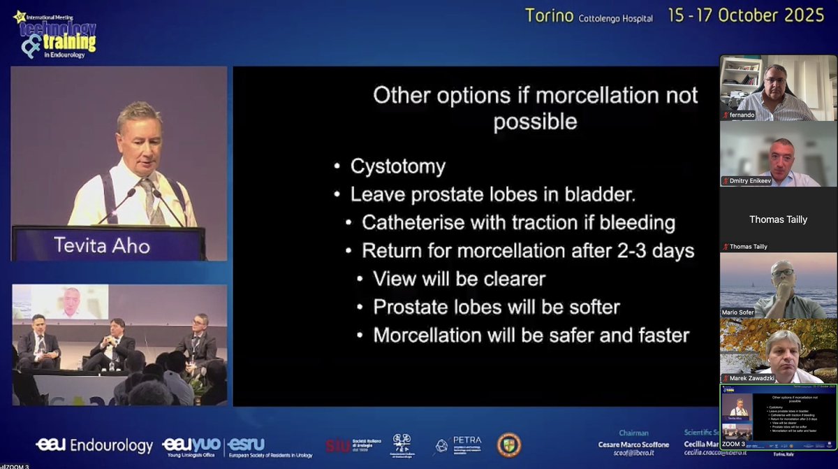 Participating in the Technology &amp; Training (T&amp;T) meeting online this year. You can watch it online if you wish... a great yearly meeting covering all aspects of endourology  tnt-endourology.com
