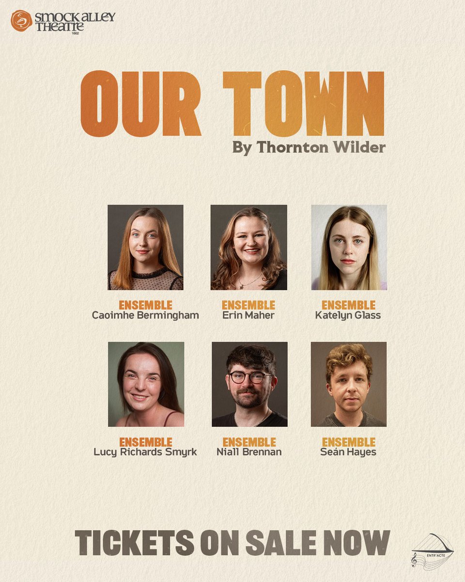 smockalley's tweet photo. Entr’acte Musical Theatre and Drama Society present Our Town this November.

Hailed by Edward Albee as “the greatest American play ever written”, Our Town is a poignant, powerful exploration of everyday life, love, and loss.

🎭 Our Town
📅 5 - 8 Nov
🎟️ https://t.co/cPnzTrw8vL https://t.co/xQEirtXC2j