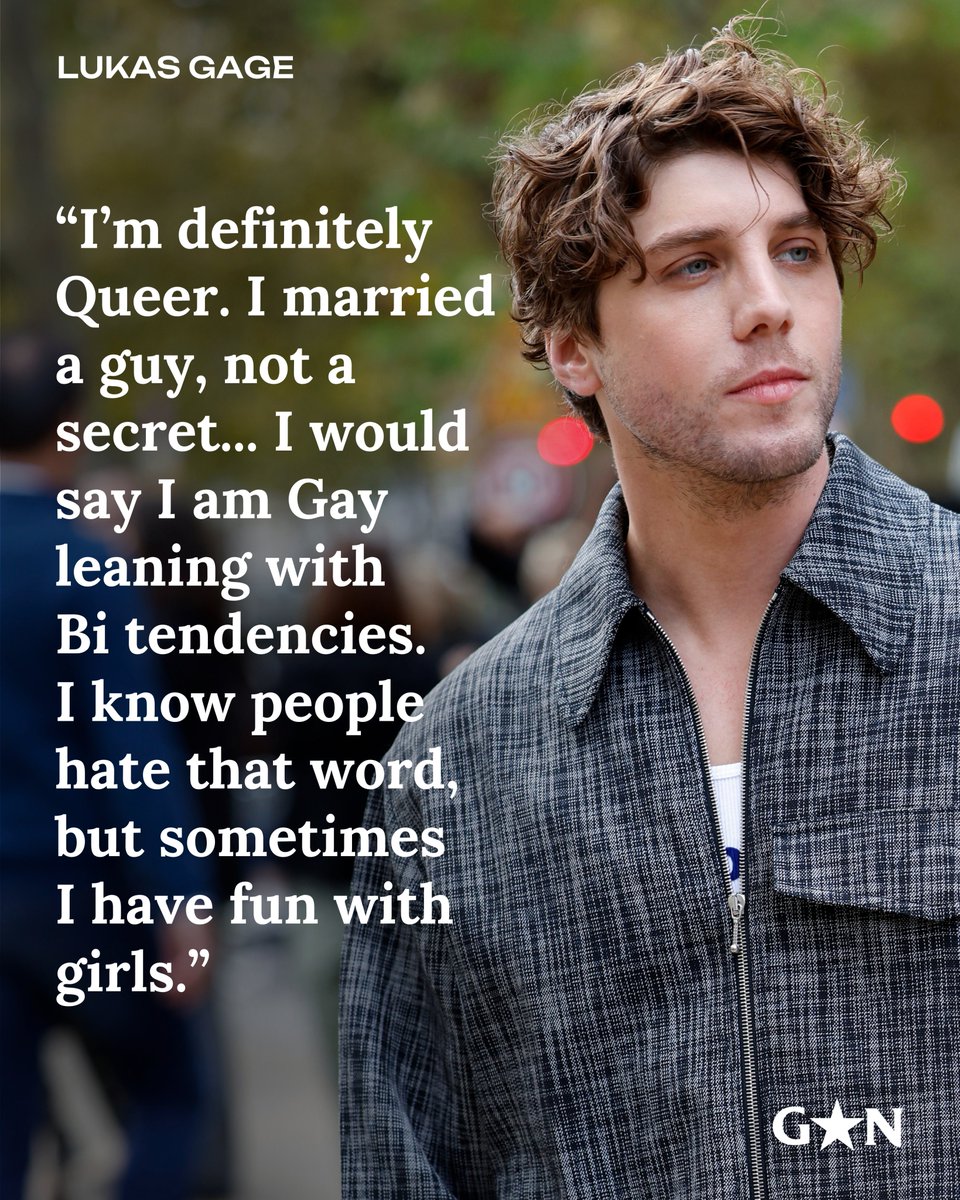 In a new interview about his memoir, “U Don’t Know My Alphabet” Lukas Gage opens up about sexuality, love, and mental health with rare candour. “I’m definitely Queer… I think everyone’s beautiful and hot.”