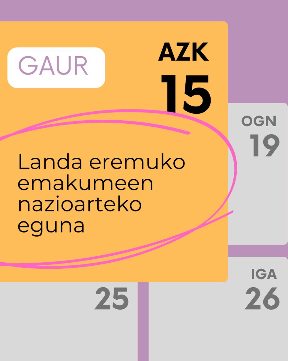 Funtsezkoa da landa-eremuko emakumeei dagokien duintasuna aitortzea.

✅ Gizartean parte hartzea bultzatuz.
✅ Erabakiguneetan presentzia areagotuz.
✅ Elkarteei lagunduz. 

Zeregin hauetan, behar-beharrezkoa da genero-ikuspegia landa-garapeneko politika guztietan txertatzea.