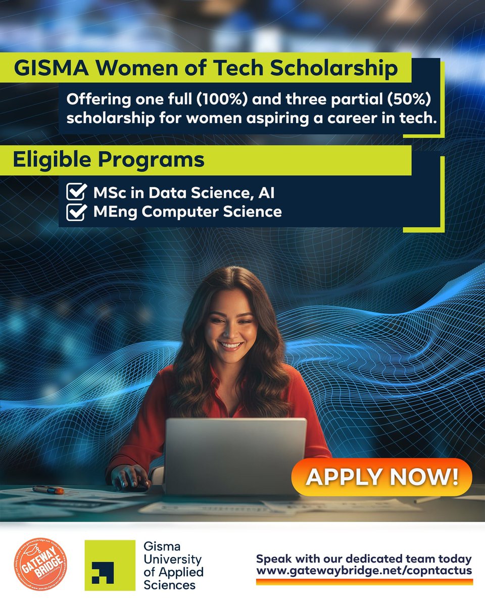 This is your moment to turn aspiration into expertise. Your degree is the receipt for your revolution. Stop waiting for someone else to open the door—walk through and claim your scholarship!

Claim your scholarship and apply now:

gatewaybridge.net/contactus
 #GismaUniversity