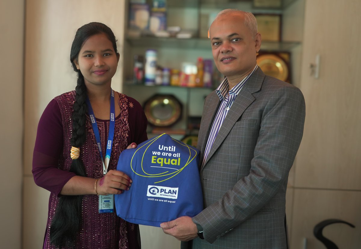 In celebration of #InternationalDayoftheGirl, seventeen-year-old Zafrin from Nilphamari took over the role of Chief Business Officer at ACI Limited for a day.  Let’s stand with girls because when they lead, the world moves forward.