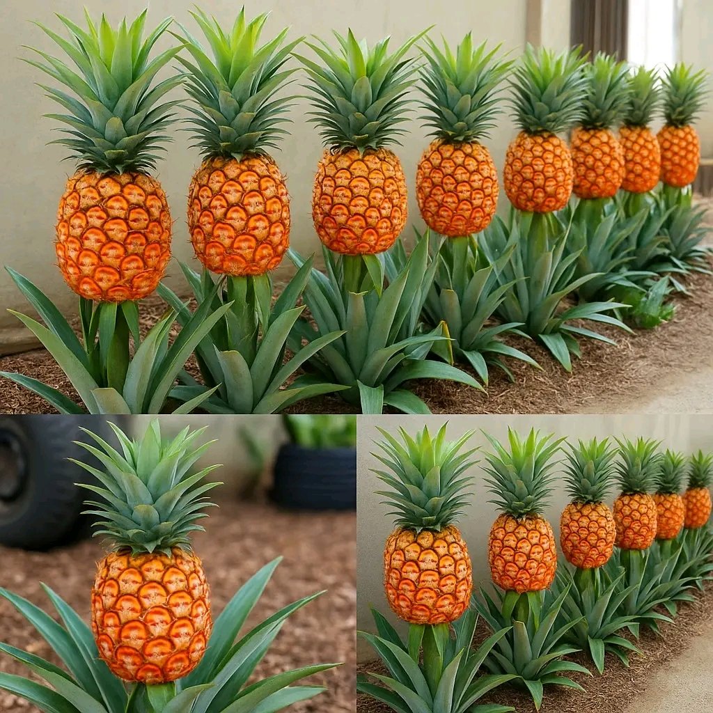 Usanande's tweet photo. Pineapple plants love warmth — keep them indoors during cold months if needed.

Here’s an easy way to grow pineapple in pots 🍍..🧵👇 https://t.co/W1T7Qvy3Mt