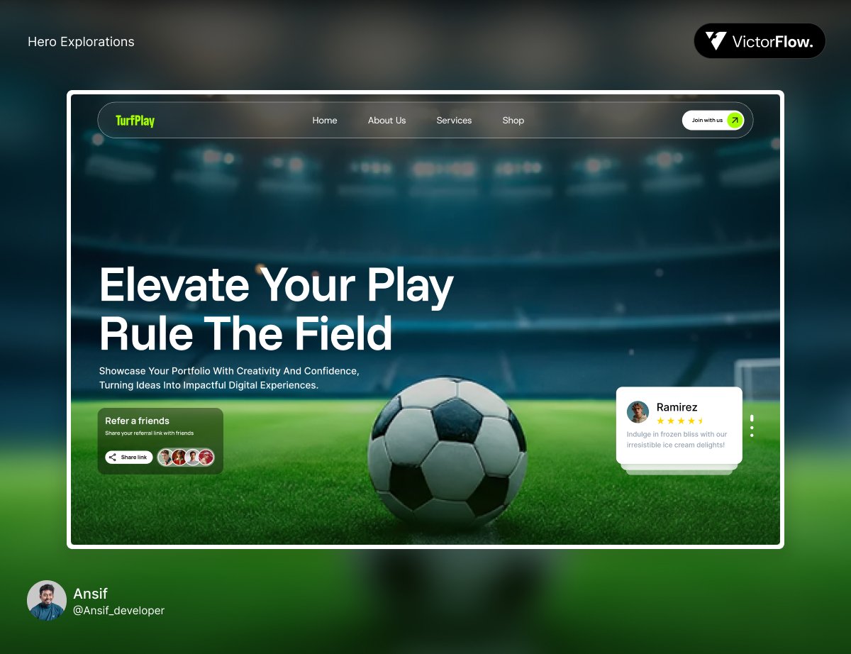 Ansif_developer's tweet image. Designing a Sports website template.
How does it look?