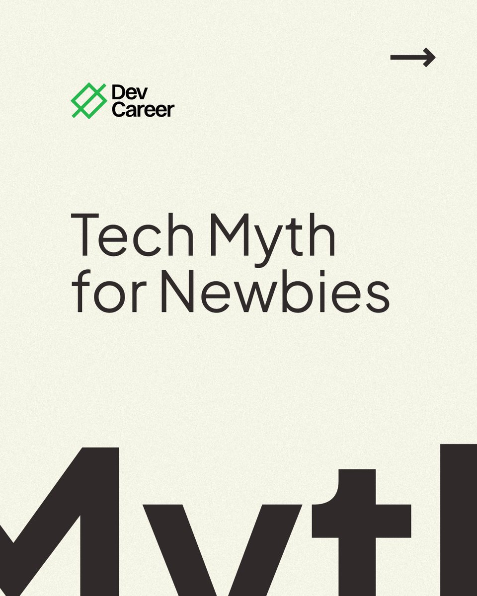 dev_careers's tweet image. 💭 Tech is full of myths that scare beginners away.
But the truth? There’s space for everyone; you just need to start learning, exploring, and connecting.
Which of these myths did you believe before? 👇🏽
#DevCareer #TechMyths #TechForBeginners #CareerGrowth #TechCommunity…