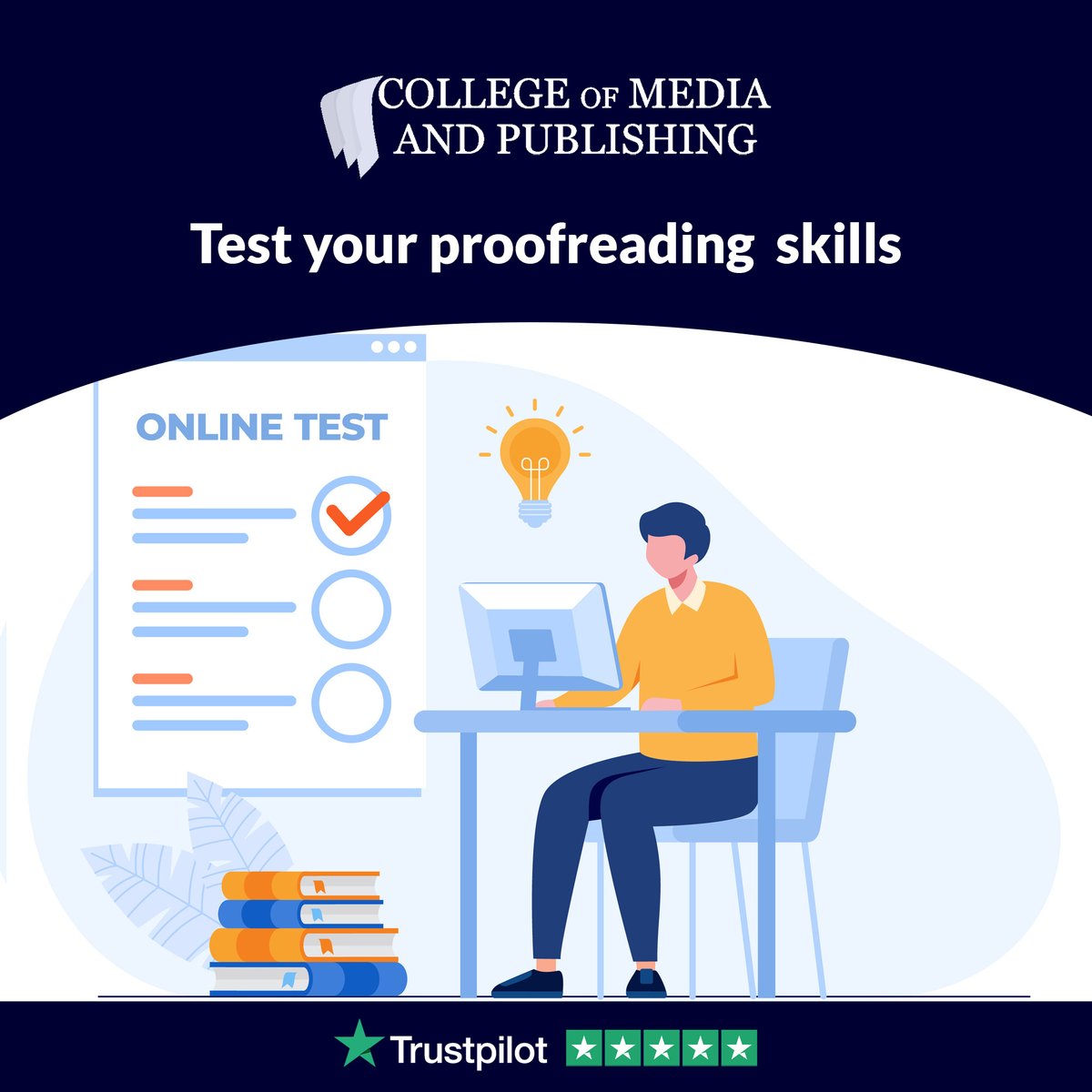CollegeMediaPub's tweet image. Good at spoting mistaks? Have a go at our proofreading challenge: classmarker.com/online-test/st… #proofreading_test #online ✉🖊 #learn #online_study #proofreadingTest 🔎 #learning #copy_editing_test #proofreader 📖🌐 5*Rated #work #skillsTest 📚