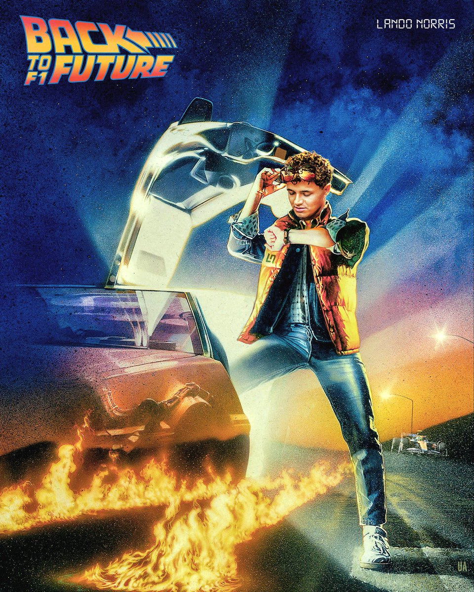 McFly x McLaren
He journeys to the past to rewrite his future. #backtothefuture 40th #DrewStruzan tribute #landonorrris