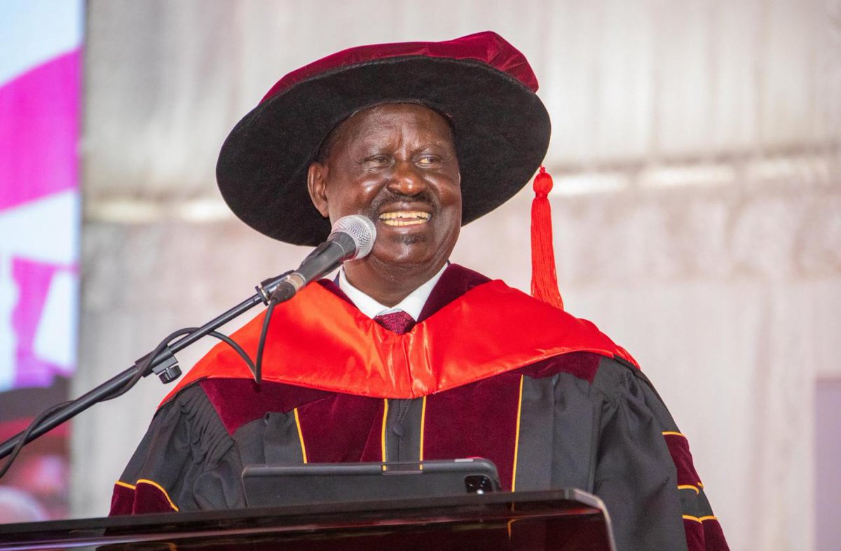 Today, I join fellow Kenyans and leaders across the nation in mourning the passing of the enigma of Kenyan politics  Baba, Rt. Hon. Raila Amollo Odinga. His voice was one of courage, resilience, and relentless hope.