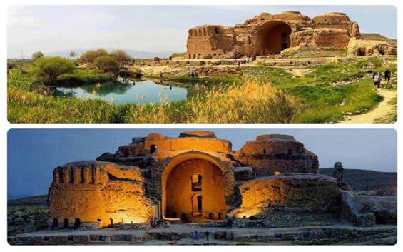 وقتی در میان ستونهای کاخ اردشیر می‌ایستی، حس میکنی زمان خم می‌شود. 
اینجا  فیروزآباد ردّ قدم، داستانی دارد. 
#ایران_جان
#فارس_ایران