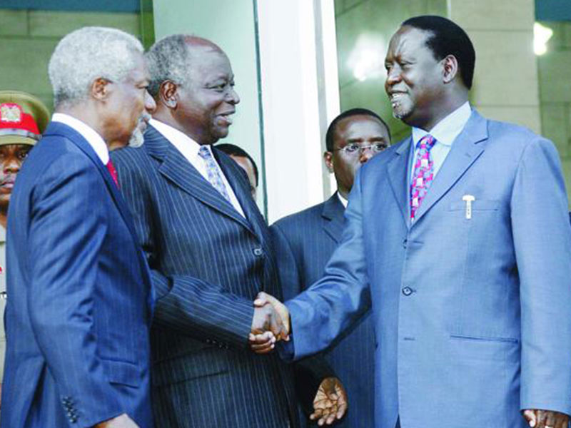 Rest in peace Raila Odinga 

Even though the Mt. Kenya mafia openly rigged the 2007 presidential elections that you had won and they swore Mwai Kibaki in during the night of their theft thus triggering post-election violence and bloodshed that left over 1200 Kenyans dead across