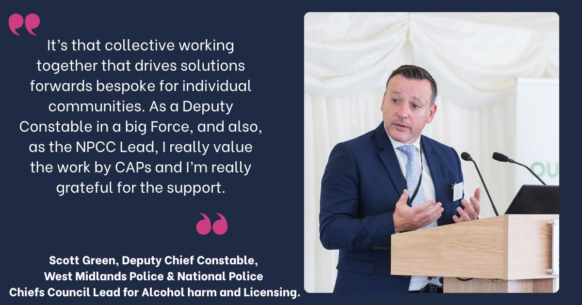 CAPs work closely with local police forces in England, Scotland and Wales. Find out more about our work: communityalcoholpartnerships.co.uk