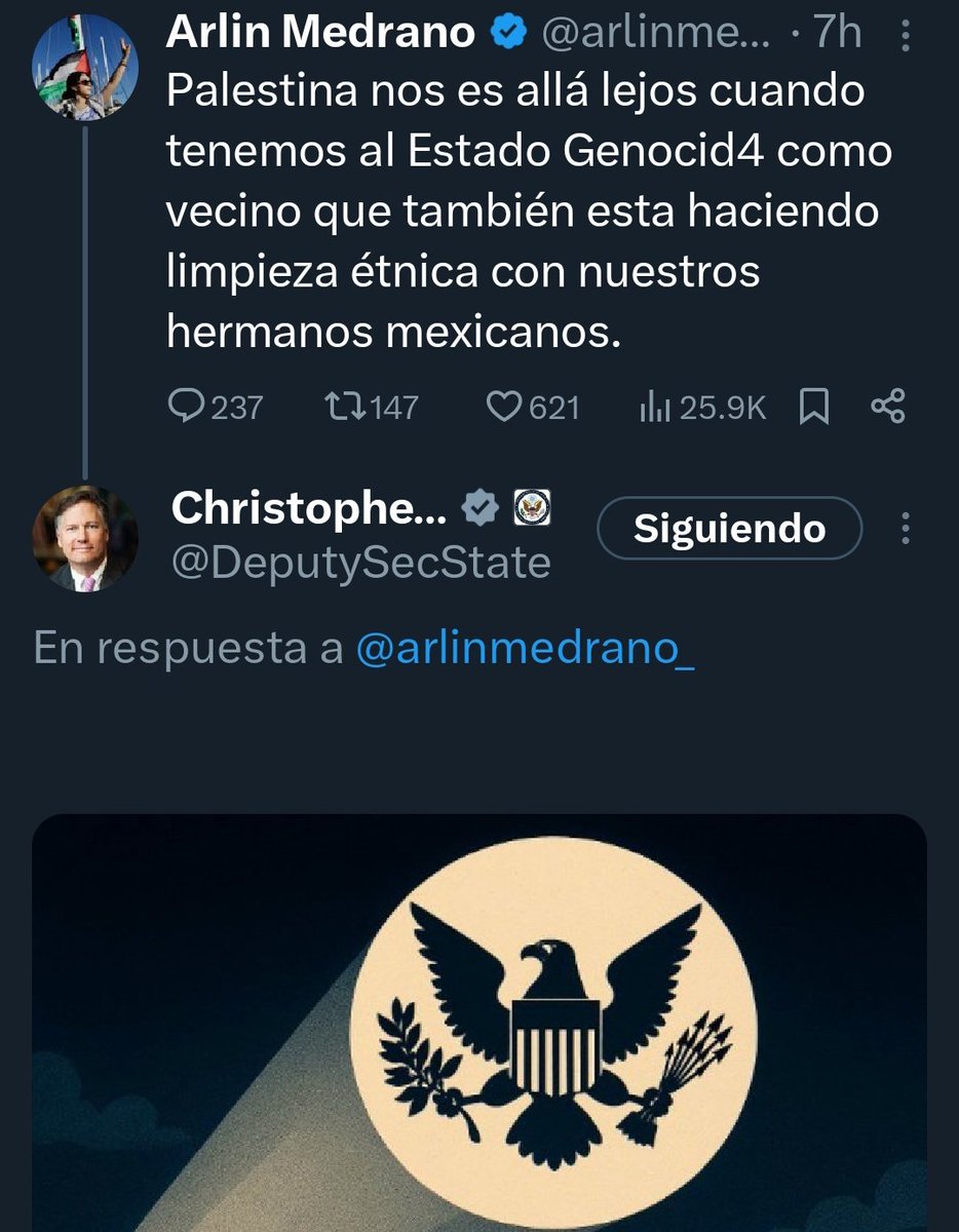 Que bien me cae este señor
<a href="/DeputySecState/">Christopher Landau</a>  😂