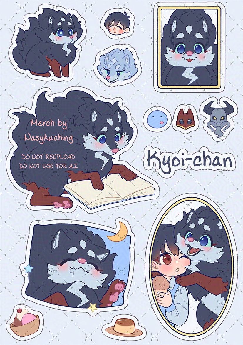 nasykuching's tweet photo. Kyoi-chan sticker🐾 https://t.co/2AgzZh7EnQ
