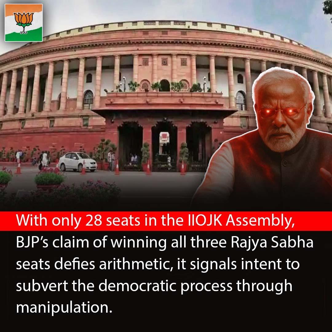LabDiscourse's tweet image. The upcoming Rajya Sabha elections in IIOJK raise serious questions on transparency and fairness. Democracy must not be engineered it should be earned.
#IIOJK #DemocracyWatch #Kashmir #HumanRights