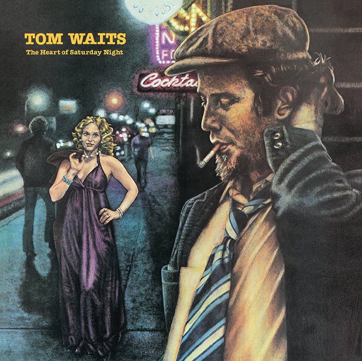 SVG__Collection's tweet image. On this day in 1974, Tom Waits released “The Heart of Saturday Night”