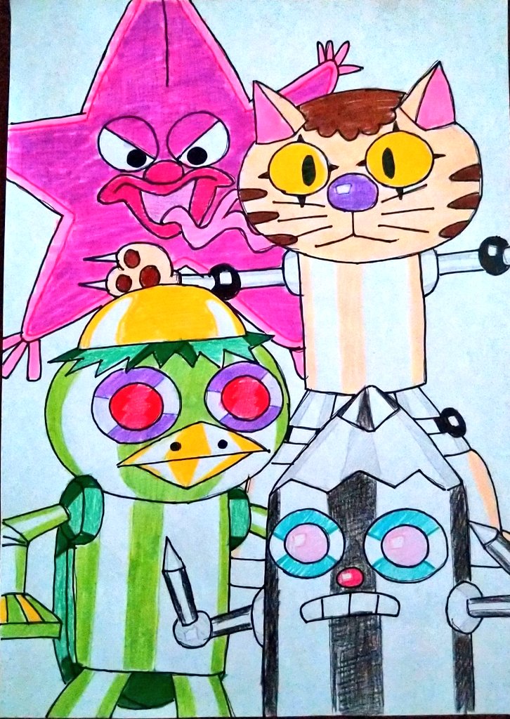 なぜロボットの絵ばかり描くのですか 私だと、バイキンメカ関連が