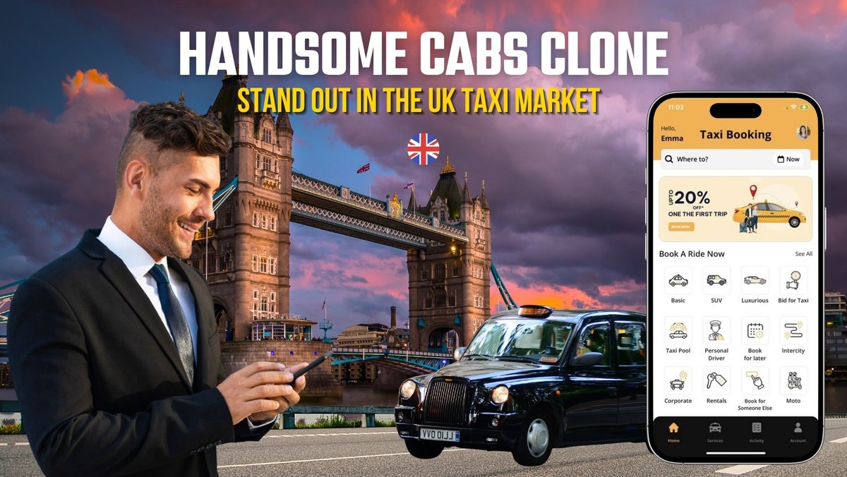 appclonescript's tweet image. Launch a Handsome Cabs Clone: Stand Out in the UK Taxi Market
appclonescript.com/launch-handsom…
#handsomecabsclone #taxiappinuk #uberclone #ubercloneapp #uberclonescript #cloneapp #clonescript #appdevelopment #apps