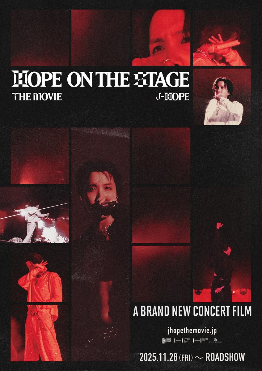 J-HOPE（BTS）、初の単独ワールドツアーの熱狂が蘇る『j-hope Tour 'HOPE ON THE STAGE' THE MOVIE』予告編解禁　JIN、JUNG KOOK、Crushも登場

#jhope
#ドキュメンタリー

weekend-cinema.com/83294/