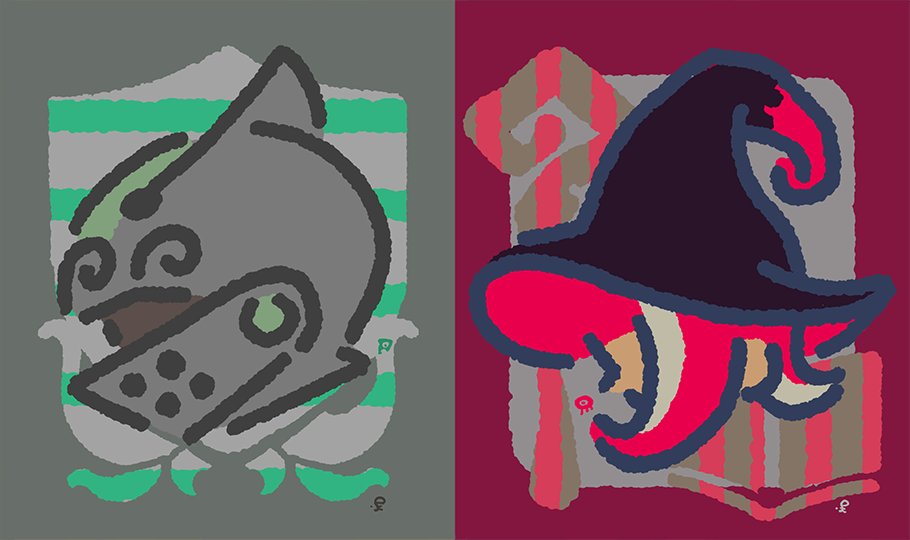 inkopolisbot's tweet image. Splatfest: Knight vs Wizard
