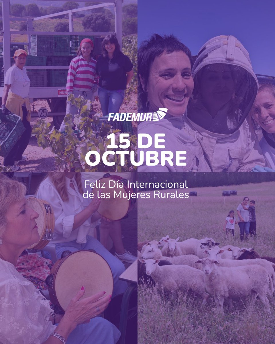 🌿💜 Hoy, #DíaInternacionalDeLasMujeresRurales, reivindicamos su papel como agentes de cambio frente a la emergencia climática y social. Es hora de garantizar su presencia y liderazgo en el desarrollo sostenible de nuestros pueblos.

📢 No hay transición ecológica sin ellas: