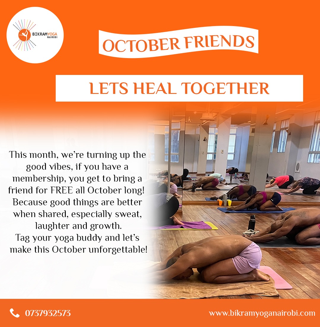 ✨ OCTOBER FRIENDS — LET’S HEAL TOGETHER! ✨

This October, we’re celebrating connection, community, and shared healing. 💫 Whether it’s your yoga buddy, best friend, partner, or colleague — it’s the perfect time to invite them to the mat!
