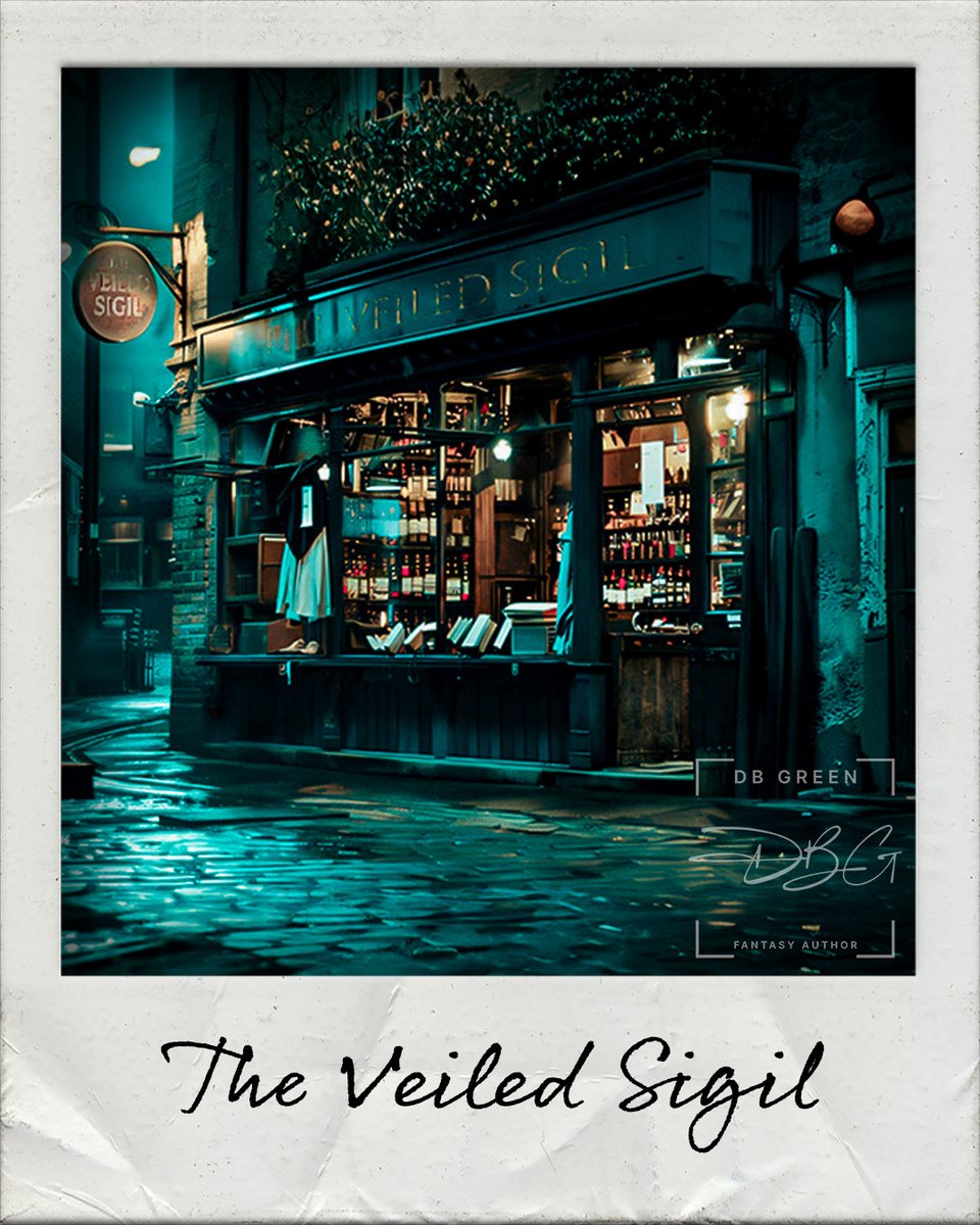 dbgreenauthor's tweet photo. 🔮 The Veiled Sigil
 
A hidden London shop where relics whisper and secrets change hands.
 
 🔍 More lore → https://t.co/2onWTpS75B
 
#WorldbuildingWednesday #AffinityVerse https://t.co/J9PzbEaEZD