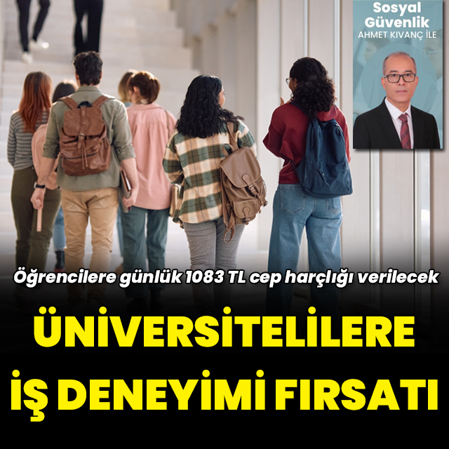 Devlet üniversitelerinde okuyan öğrencilerin okula devam ederken iş deneyimi edinmelerini sağlayan gençlik programına başvurular başlıyor

Programa katılan öğrenciler, okudukları üniversite kampüslerinde haftada üç güne kadar çalışarak iş deneyimi kazanacaklar. Öğrencilere günlük
