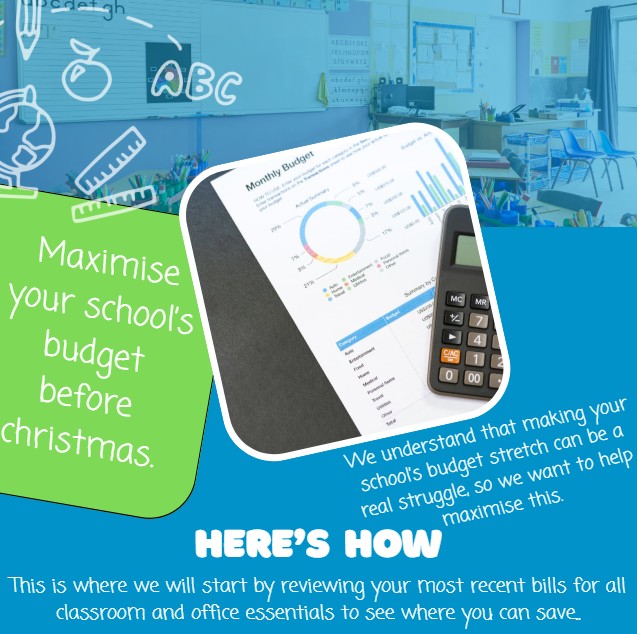 ExcelOfficesol's tweet image. provide a FREE COST AUDIT where we will review your most recent bills for classroom and office essentials, seeing where you can save. 

Hop on this opportunity before christmas comes around fast and make those savings.
#education #maximisebudget #freecostaudit