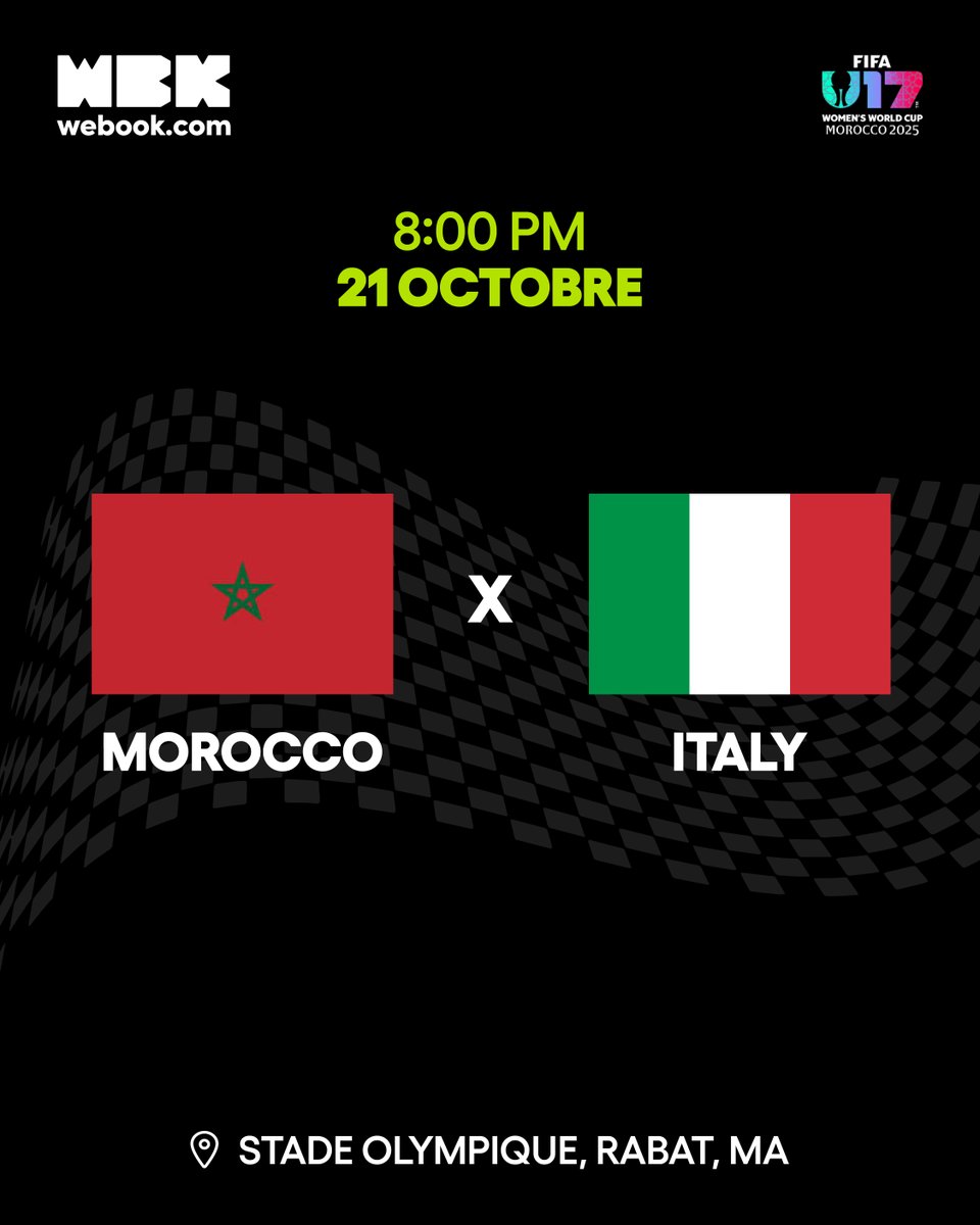 webookmar's tweet photo. Le compte à rebours est lancé 🔥:
Le 17 octobre, le football féminin écrit une nouvelle page avec WWC 2025.
https://t.co/P5m7wpSGa0
Ne manquez rien — vos billets sur https://t.co/uNRr0m7ZAd🎟️ https://t.co/iDHJEChGoj