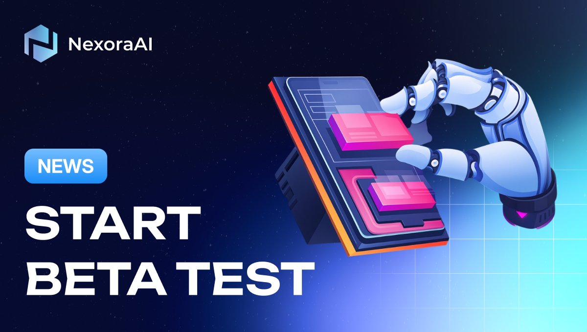 🚀 Nexora AI enters Beta! The future of AI-powered Web3 automation is ...