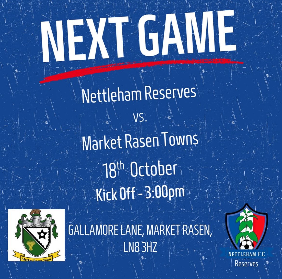 fc_nettleham's tweet photo. The games this weekend. https://t.co/isrJFfhkGy