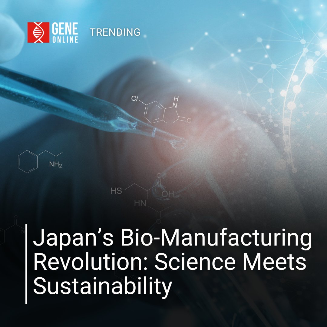 GeneOnlineNews's tweet image. Japan isn’t just making products — it’s remaking industry. Bio-manufacturing + green chemistry = a competitive edge for a sustainable future. The race is on.
🔗 Read more: geneonline.com/rebuilding-the…

#BioManufacturing #Sustainability #JapanTech #GreenInnovation #CircularEconomy…