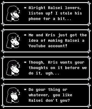 Ralsei tweet media