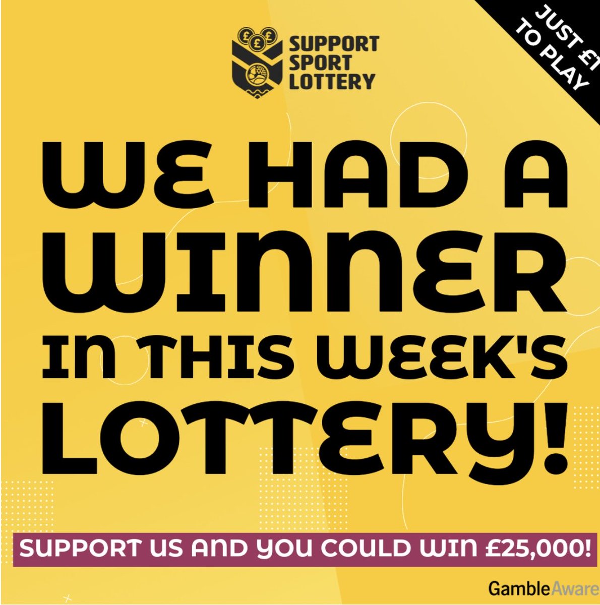 Support Sport CIC are giving £500 donations if we can get 50 new players to support us. 

You can support us here supportsportlottery.com/cambridge-futs…. 

It's only £1 per week-we get 50% of that too. You never know -you might scoop £25,000! 

We’d 🐝 really happy to have your support!
#futsal