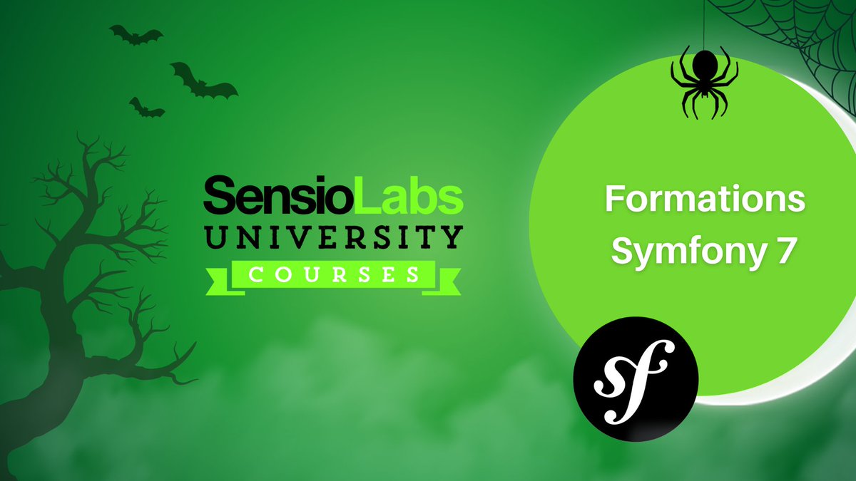 sensiolabs's tweet image. 👻 Osez plonger dans l’univers de Symfony 7

Cet automne 🎃 formez-vous à #Symfony7 avec nos formateurs certifiés 🧙‍♂️ pour connaître tous les secrets du framework  

Réservez votre session de formation… et surmontez vos peurs 👉 tinyurl.com/mpca82t4
