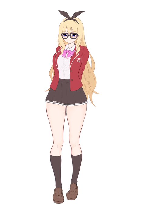 お疲れ様です!

先月からいろいろ忙しくて、S&amp;Jの制作が遅れておりましたが、今週から活動再開でございます!

まずはストーリーで使用するアリス(学生服)の立ち絵ラフを紹介いたします!

次回はナナ(学生服)の立ち絵を紹介いたしますね! 