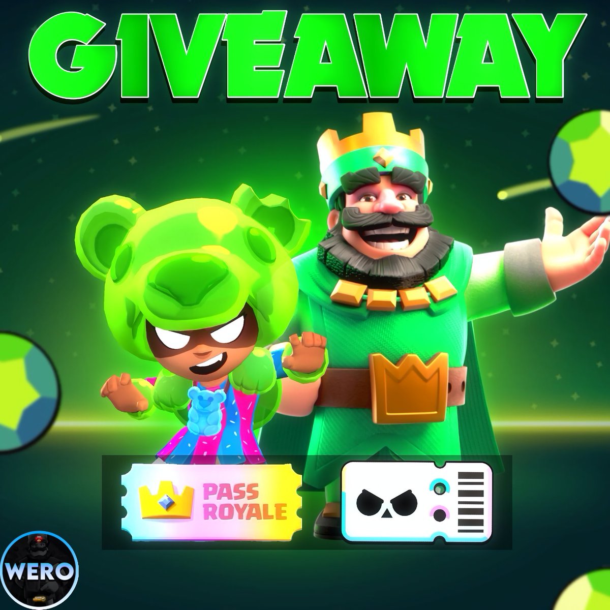 wero_crl's tweet image. 🎁 GIVEAWAY TIME! 🎁
Win a Pass Royale / Brawl Pass+ 🔥
To enter:
1️⃣ Follow me
2️⃣ Turn on notifications 🔔
3️⃣ Like this post ❤️
That’s it — good luck everyone 🍀
Winner will be announced in 2 days! 👀✨
#Giveaway #BrawlStars #ClashRoyale #GiveawayAlert