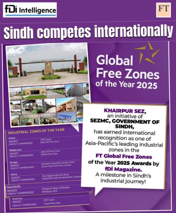 Abdul Karim Khaldi (@khankhaldi72942) on Twitter photo Global free zones of the Year 20-25 recognised the world's best free zones in Sindh Khair pur miras project lead by CM SINDH & chairman PPP <a href="/BBhuttoZardari/">Bilawal Bhutto Zardari</a>
Sahab.
#SindhCompetesGlobally
<a href="/Bhuttoiest/">Nadeem Ahmed Bhutto</a> <a href="/gmjakhrani/">Gul M Khan Jakhrani</a>
<a href="/razamurad997/">Raza Murad Chachar</a> <a href="/RazaMuradPPP/">Info Sec.PPP Kashmore</a> Global free zones of the Year 20-25 recognised the world's best free zones in Sindh Khair pur miras project lead by CM SINDH & chairman PPP <a href="/BBhuttoZardari/">Bilawal Bhutto Zardari</a>
Sahab.
#SindhCompetesGlobally
<a href="/Bhuttoiest/">Nadeem Ahmed Bhutto</a> <a href="/gmjakhrani/">Gul M Khan Jakhrani</a>
<a href="/razamurad997/">Raza Murad Chachar</a> <a href="/RazaMuradPPP/">Info Sec.PPP Kashmore</a>