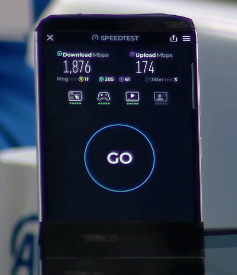 bpthaber's tweet photo. Bakan Uraloğlu'nun yaptığı 5G hız testi sonucu: https://t.co/Ofy5KCG9Ew