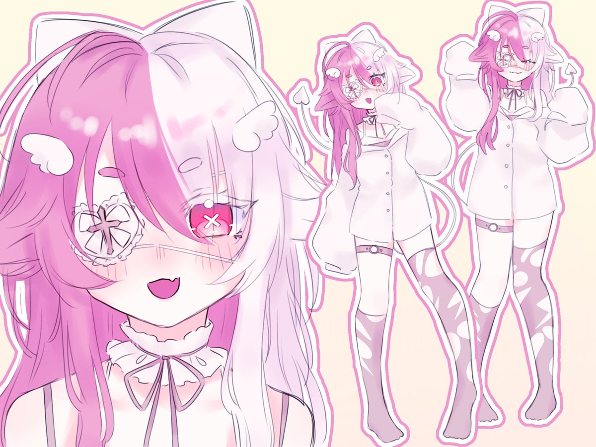 MochipawsVT's tweet image. 🩷—— Welcome ——🩷
I'm Mochipaws! A soft and sleepy angel cat who drifts among sakura petals with my cat Chumi!
୨୧ 𝗍𝗐𝗂𝗍𝖼𝗁: twitch.tv/mochipaws_
✿ 𝗈𝗌𝗁𝗂 𝗆𝖺𝗋𝗄𝗌: 🐾🩷
✎ 𝖺𝗋𝗍 𝗍𝖺𝗀: #mochiart
ᓚᘏᗢ #Vtuber🩷#ENVtuber🩷#GERVtuber🩷#VTuberUprising ᓚᘏᗢ
