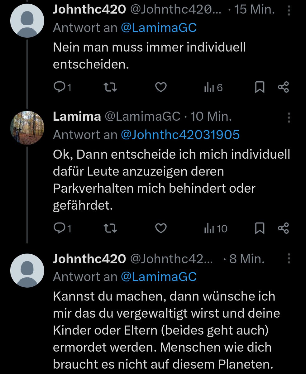 Un völlig normaler Gesprächsverlauf, wenn es darum geht #Falschparker anzuzeigen 
#fahrradalltag
#WasZurHölle