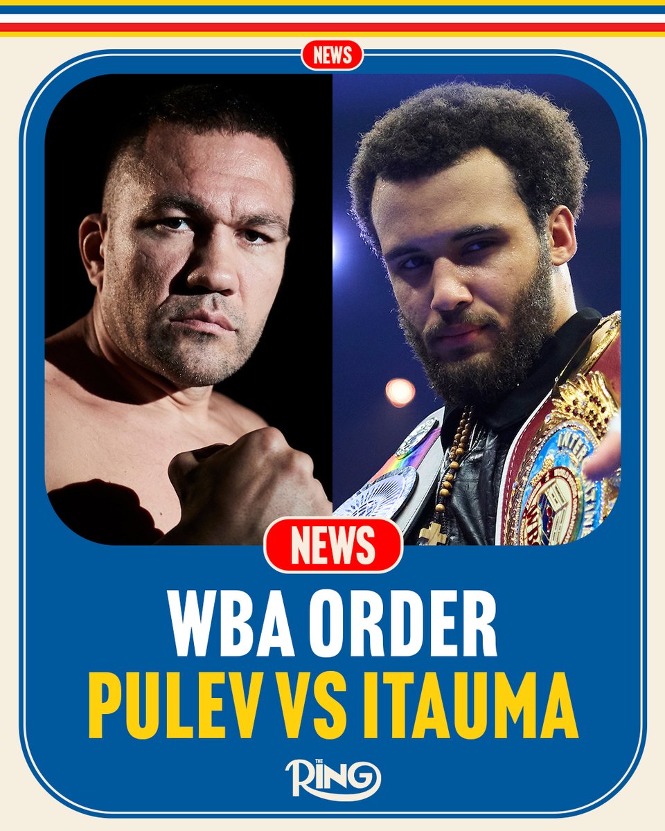 The WBA have now officially ordered Kubrat Pulev to defend his WBA 'regular' heavyweight belt against Moses Itauma next, Itauma's promoter Frank Warren has confirmed.