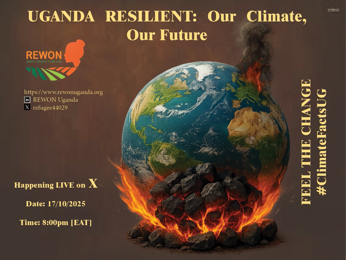 refugee44029's tweet photo. Big Change starts with Bold Conversations. Add your voice to the Uganda Resilient Conversation this Friday, the planet is listening👂🌍
#ClimatefactsUg #ClimateCrisis #climateActionNow #Togetherforchange #climateadaption https://t.co/35w70OZxeI