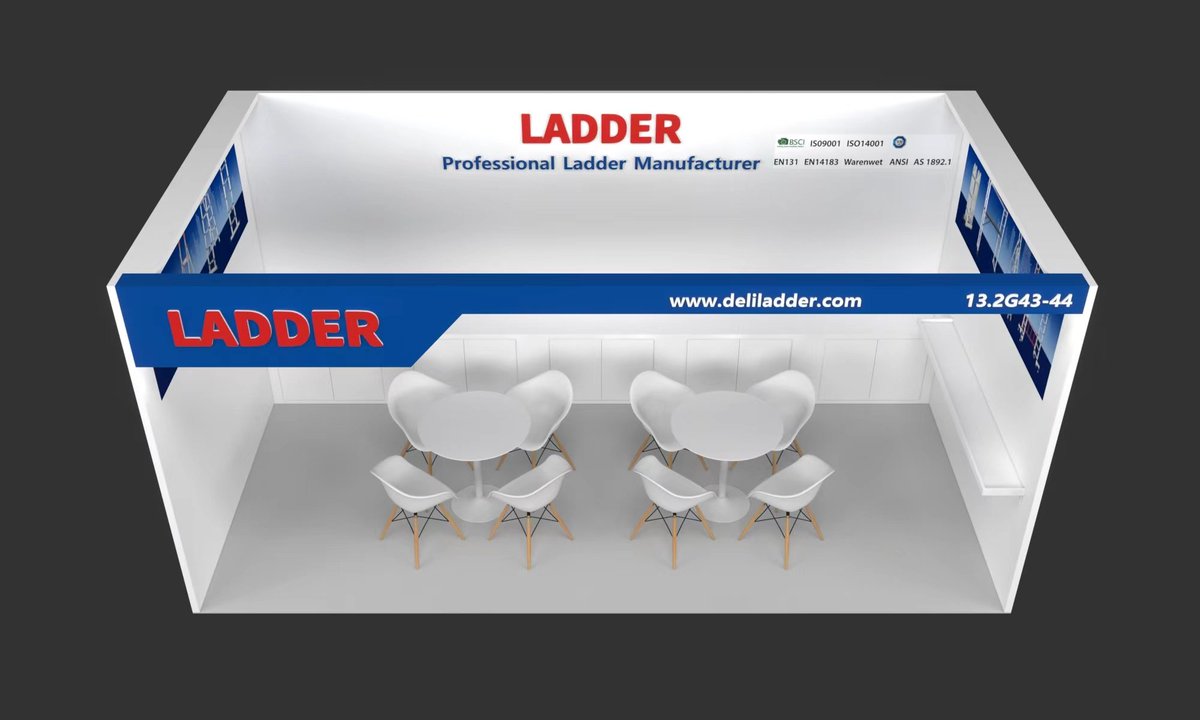 yulei123's tweet photo. welcome to Canton Fair, in Guangzhou, China, 
Deliladder booth NO.: 13.2 G43-44, 
time: OCT. 15-19th, 2025
waiting for all friends…
#deliladder https://t.co/xs3mt8z7h1