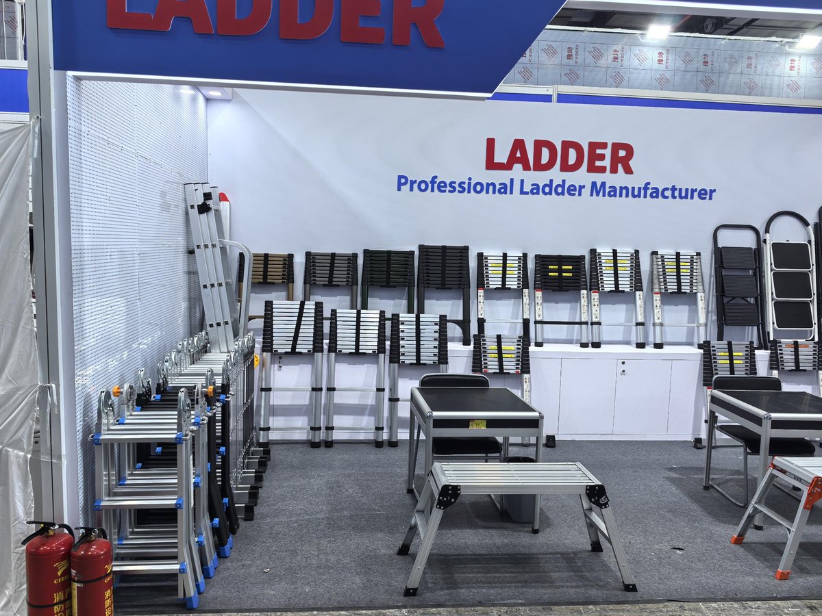 yulei123's tweet photo. welcome to Canton Fair, in Guangzhou, China, 
Deliladder booth NO.: 13.2 G43-44, 
time: OCT. 15-19th, 2025
waiting for all friends…
#deliladder https://t.co/xs3mt8z7h1